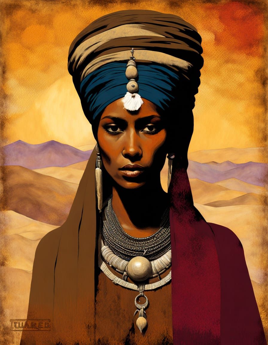 Tuareg Desert bride