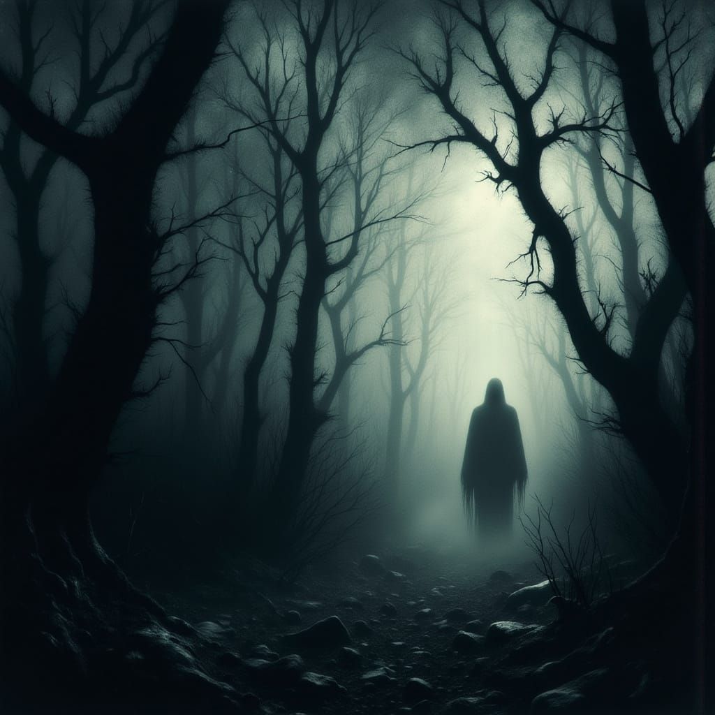 Ethereal Dreamscape: A Dark Forest of Mystery and Menace