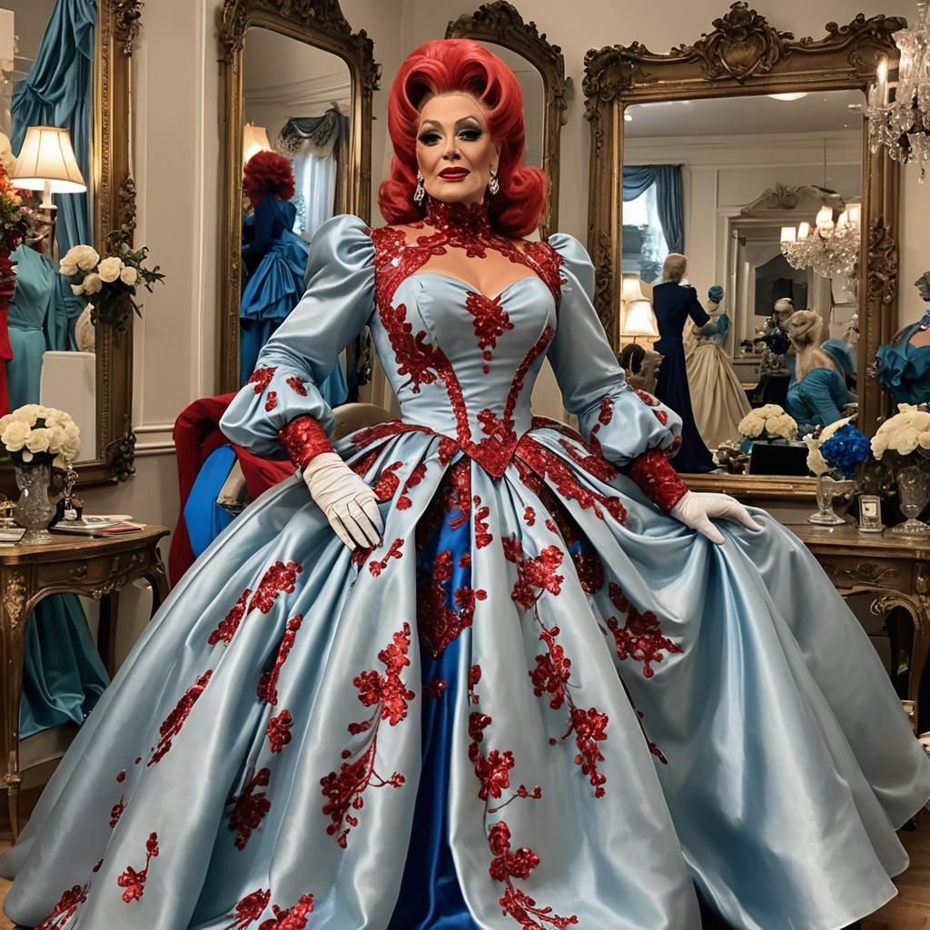 Satin Wonderland: An Ancient Drag Queen's Portrait