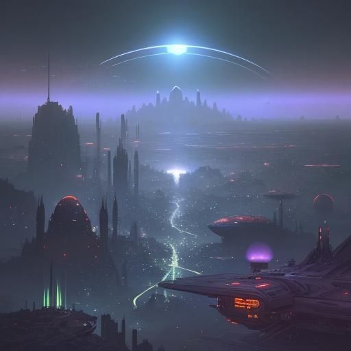 Lush Terraformed Mars Cityscape in Retro-Futuristic Style