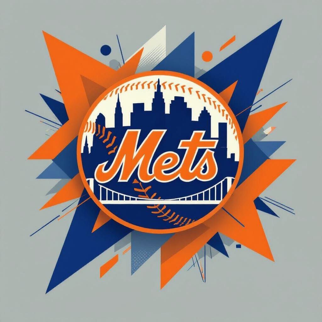 Geometric Mets Logo: A Digital Art Tribute