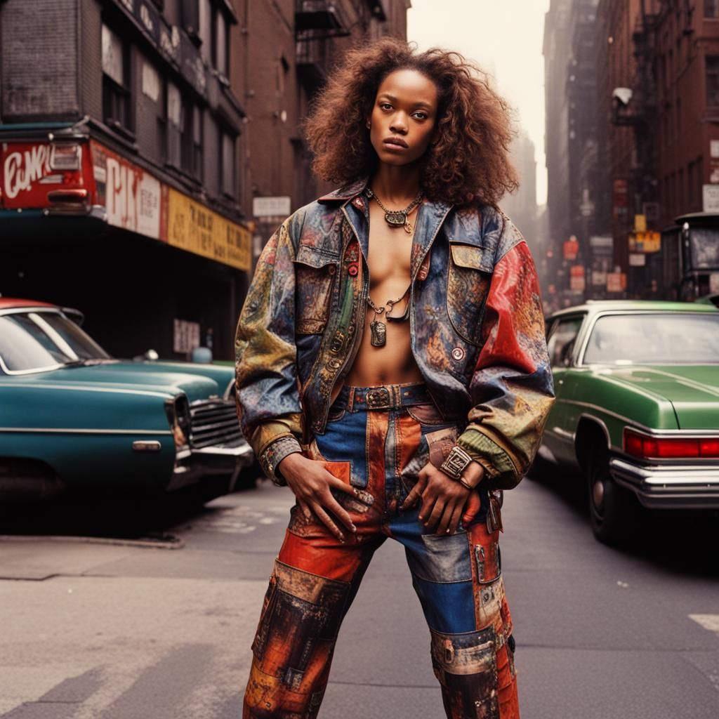 Futuristic 90s Fashion in NYC Suburb