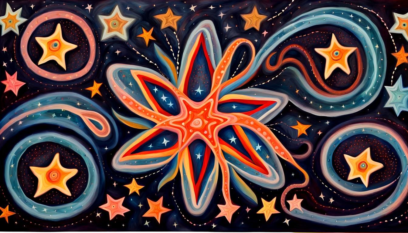 Electromagnetic Jelly Coils Surround Newborn Stars