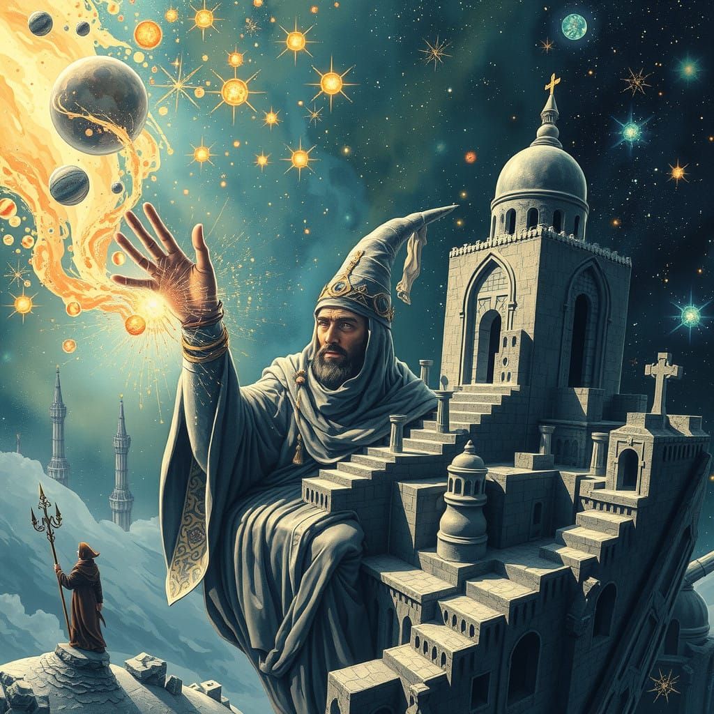 Galactic Wizard Creates Stars in Cosmic Ruins