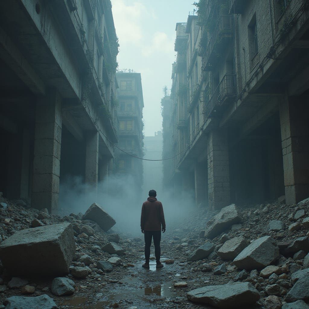 Stunning Digital Matte Painting of a World in Ruin