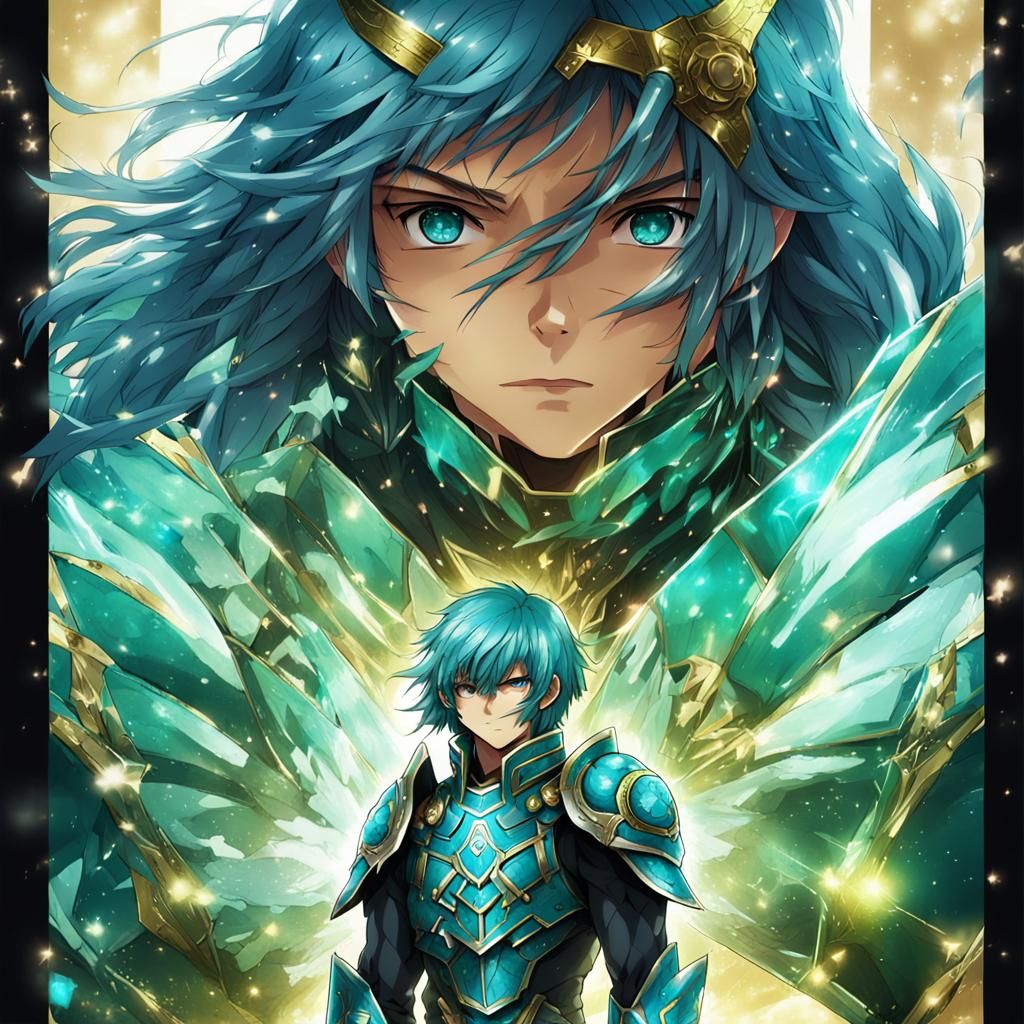 Platinum Angel General in Anime Style Armor