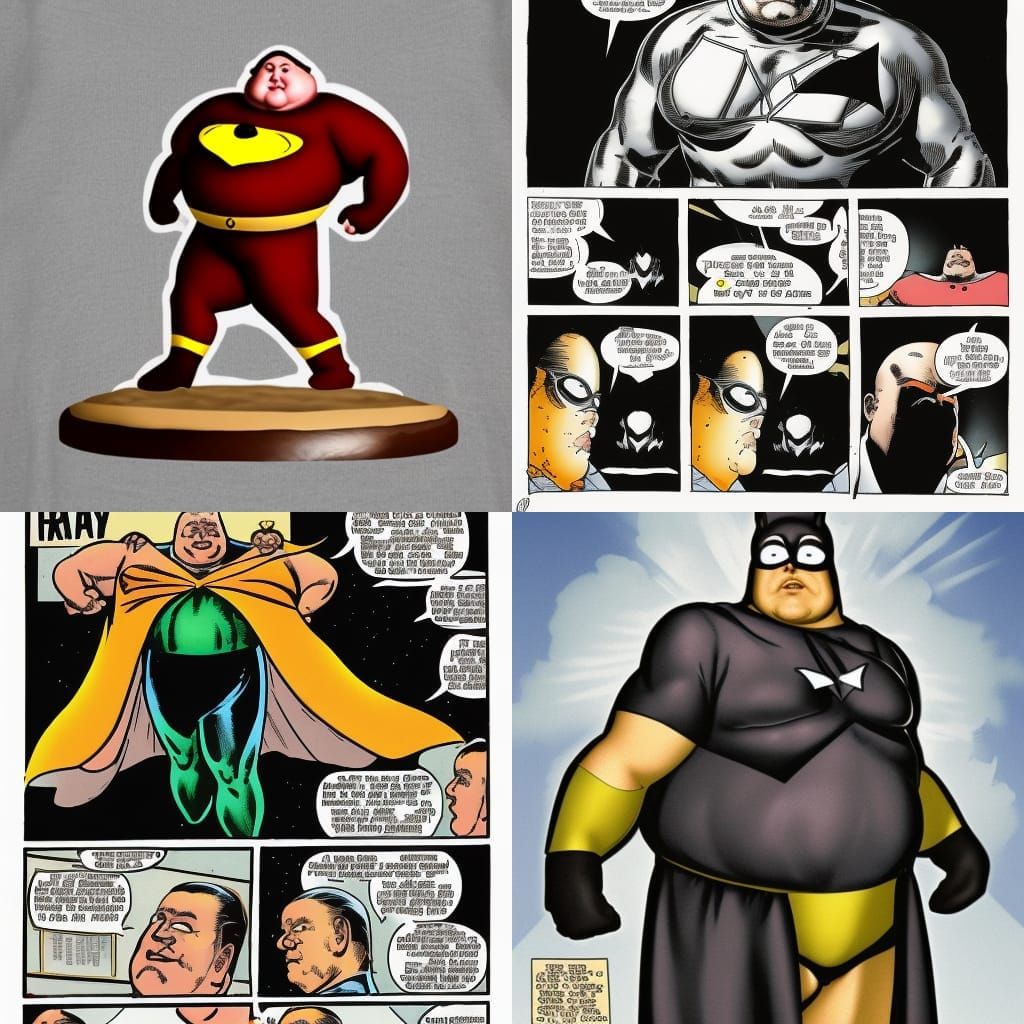 Fatman Image Generated by AI