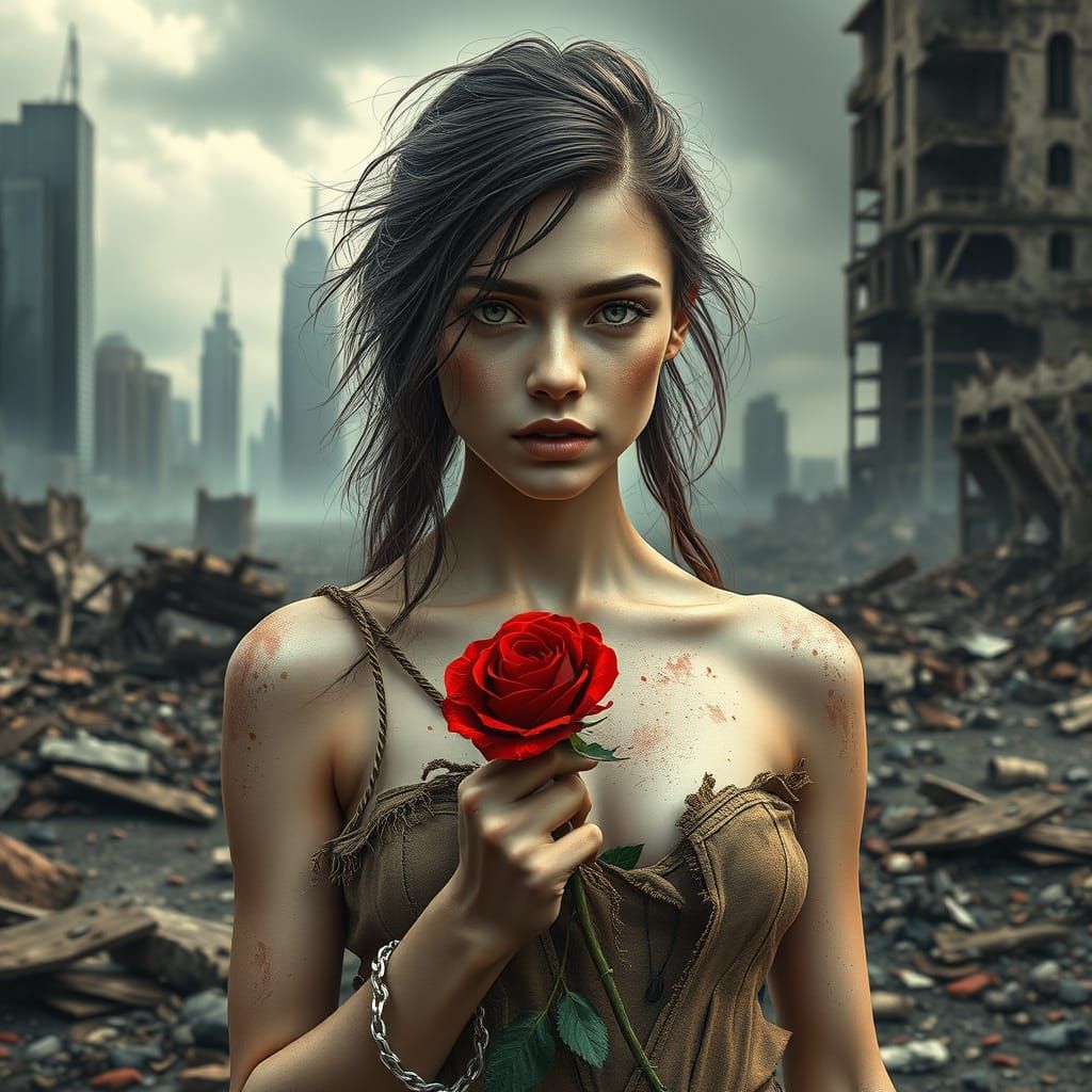 Ethereal Beauty in a Ruined World