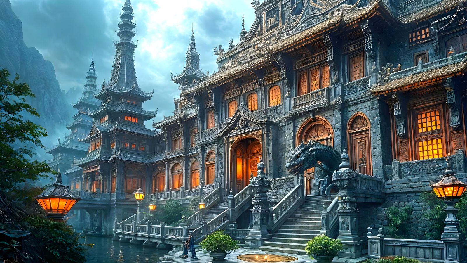 The Dragon King's Hyperrealistic Palace