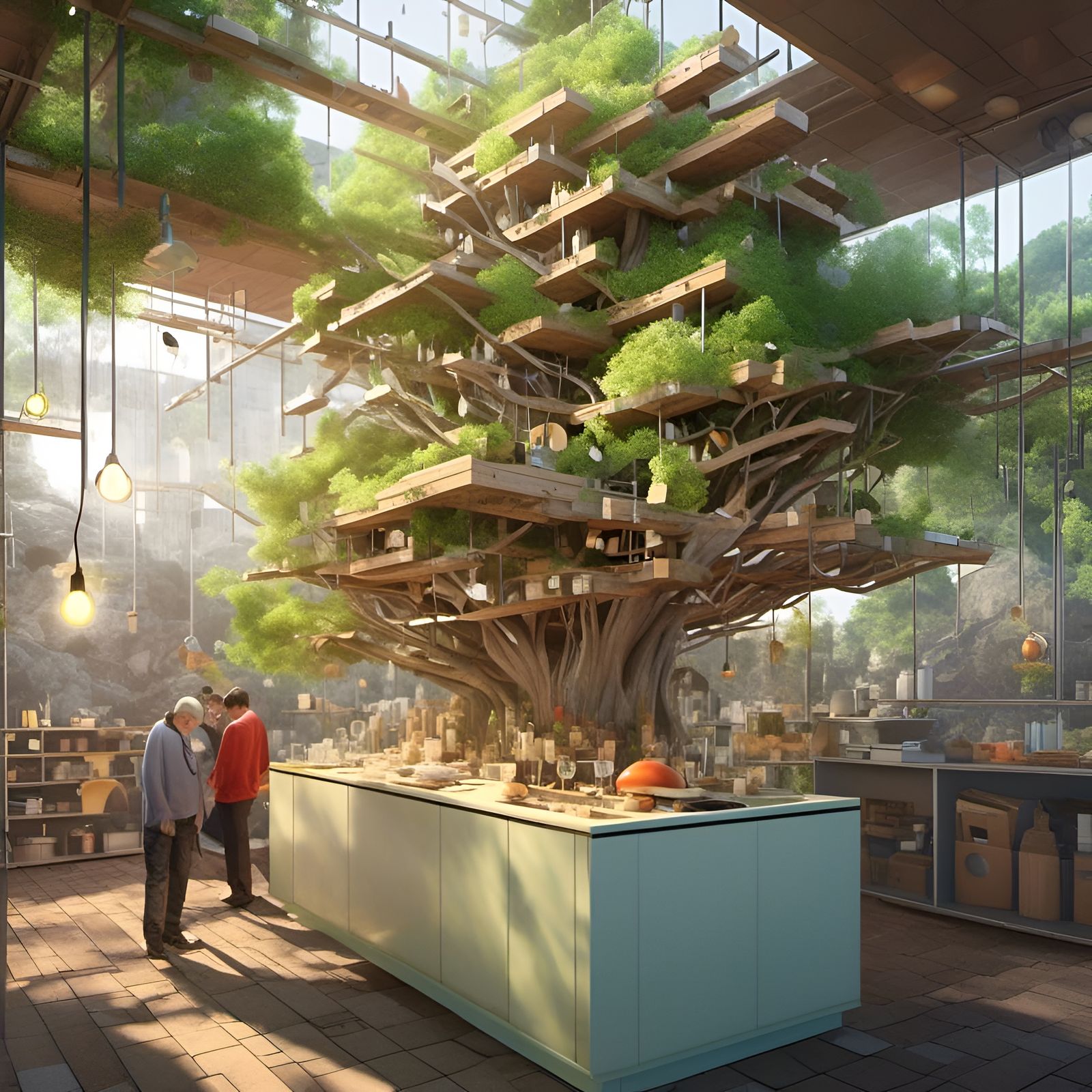 Cute Chibi Fox Icon in Flat Vector Style