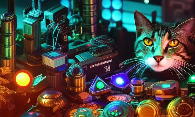 The look that a cat gives before jumping on the table and knocking everything off