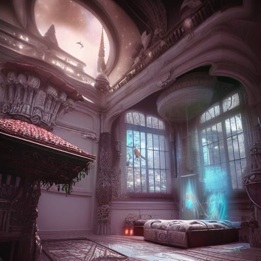 Epic Astral Projection Dreamscape in Cinematic Style