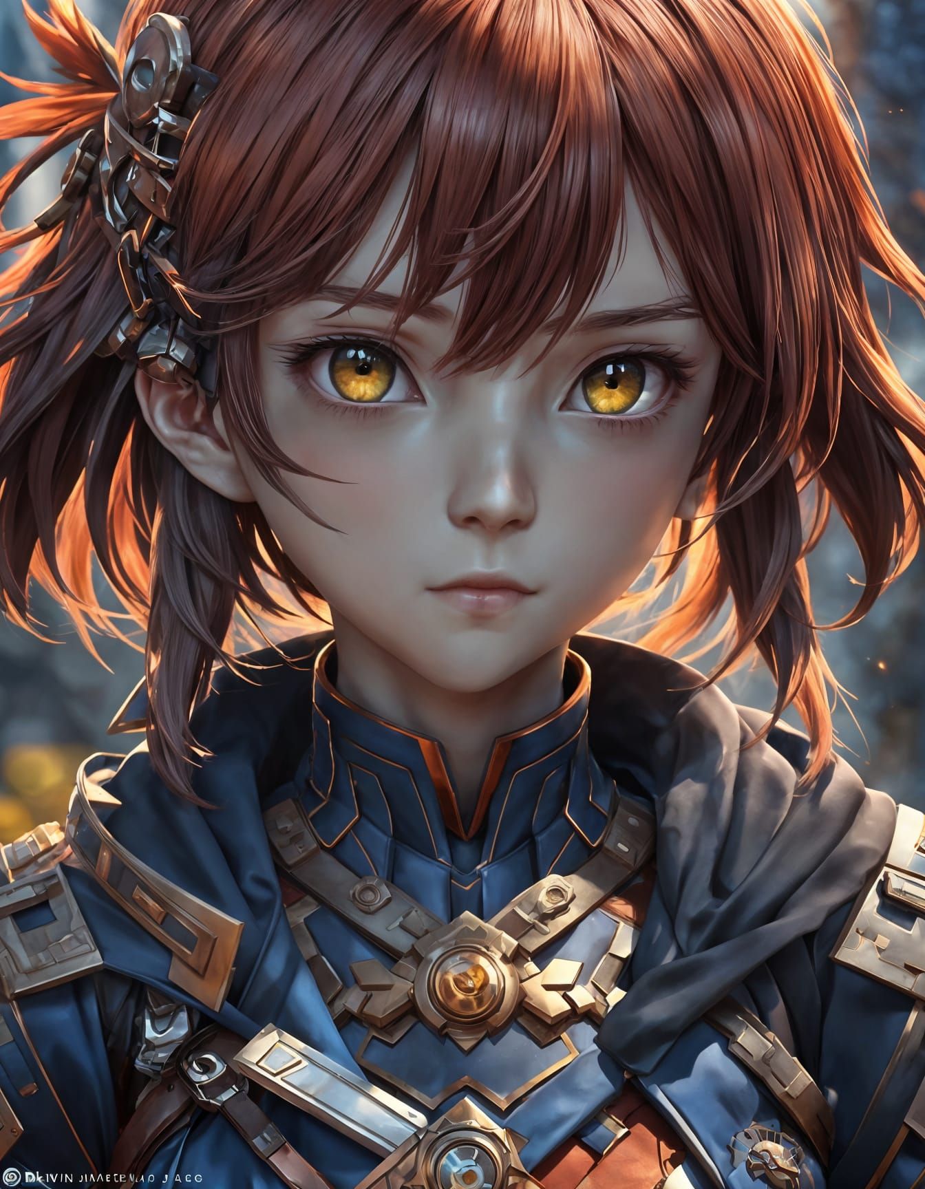 Aesthetic 3D Anime Art Inspired by Genshin Impact