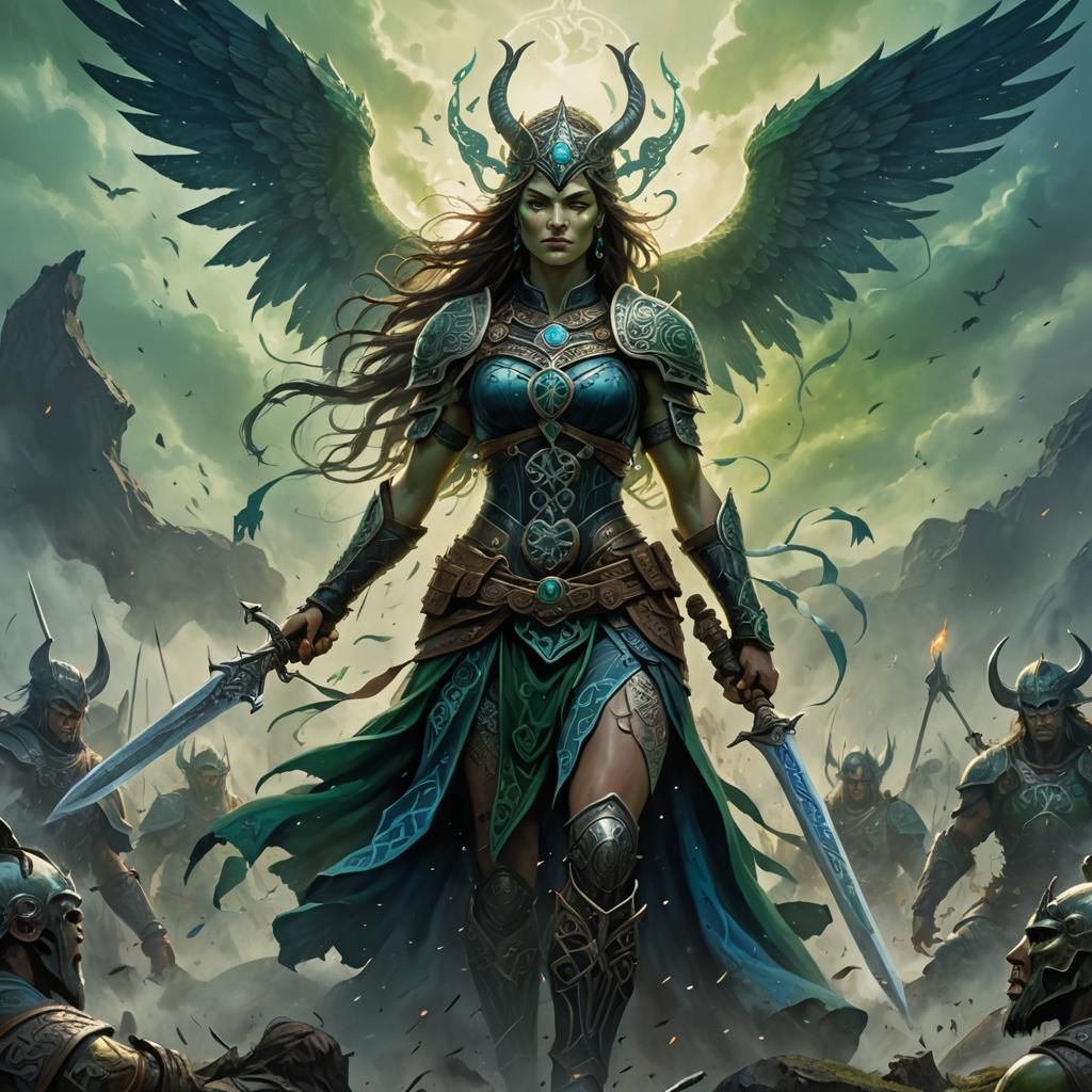 Badb: Celtic Goddess of War in Fantasy Art
