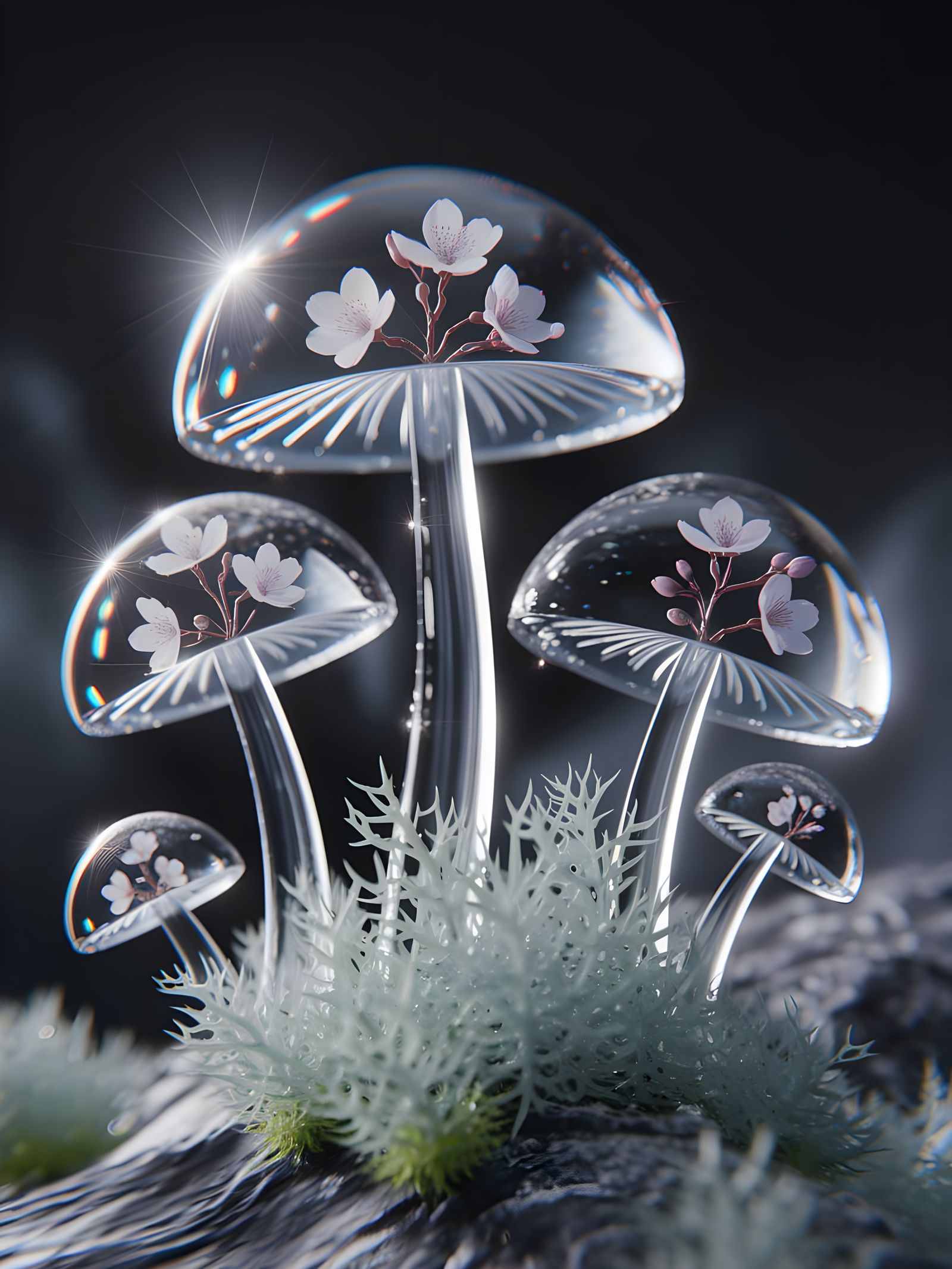 Crystal bloom shrooms
