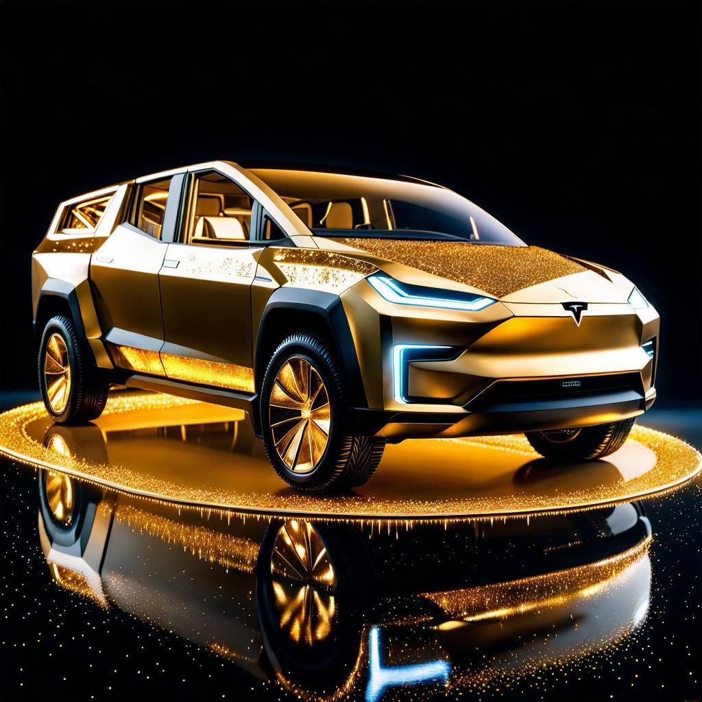 Golden Cybertruck