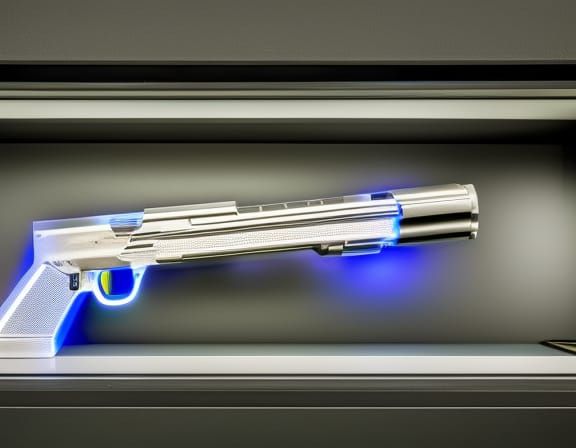 Futuristic Blaster Pistol