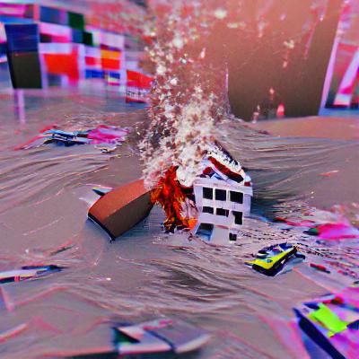 AI Generated Image of a Disaster Scene
