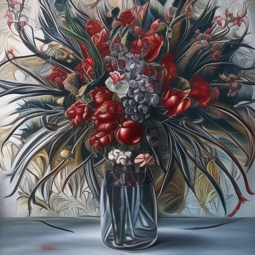 Surreal Forest Landscape in Hyper-Realism Style