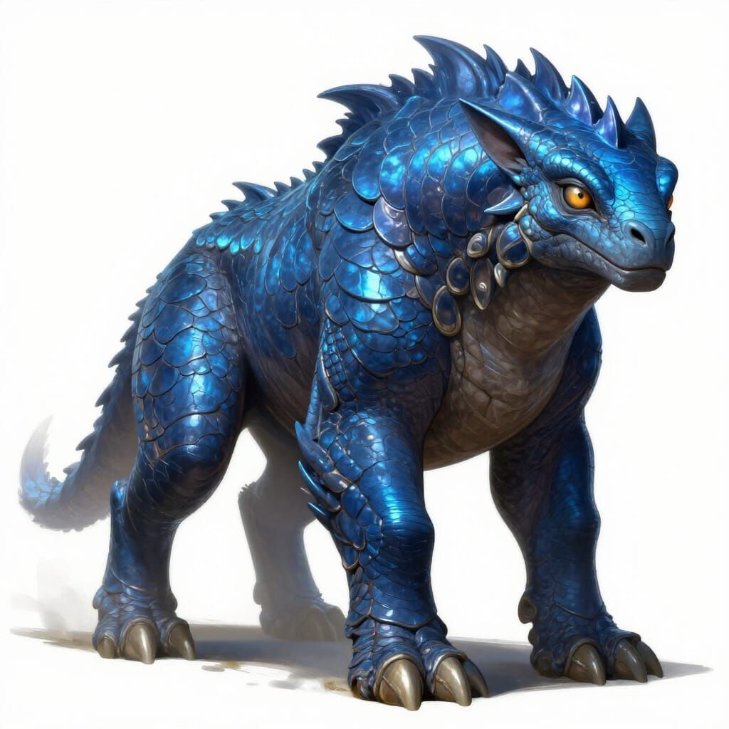 Majestic Maranoha Creature with Scaled Hide