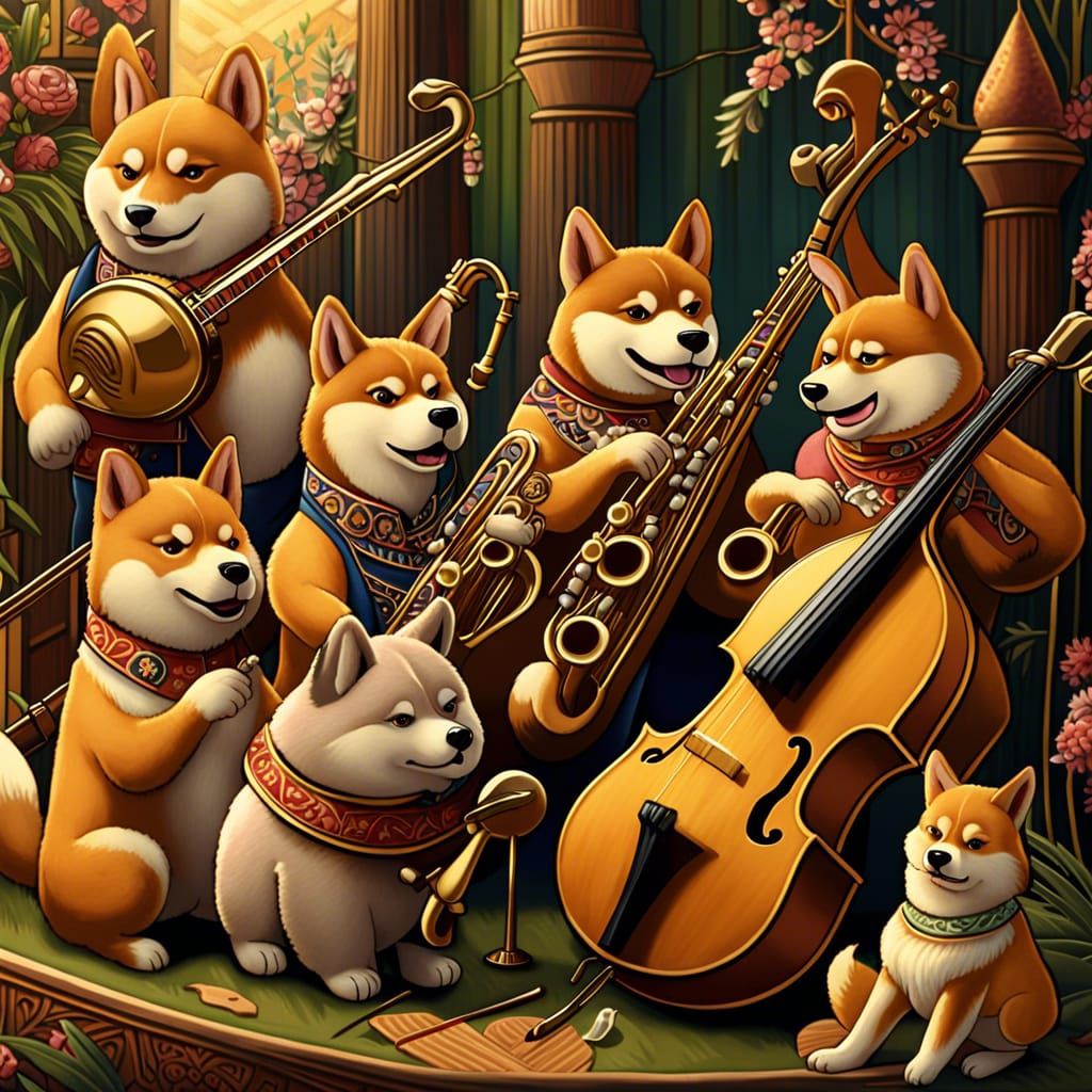 The Shiba Inu jazz band