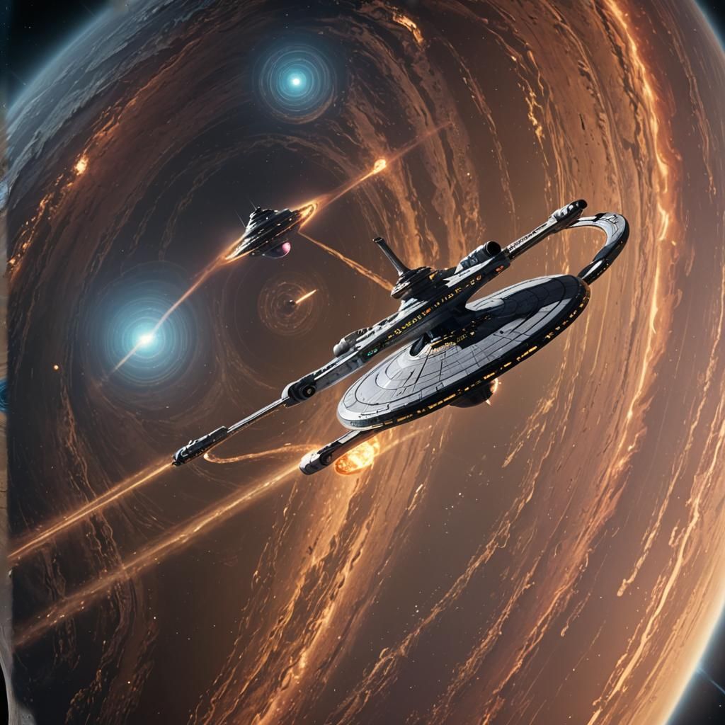 Photorealistic Star Trek Enterprise from Original Series