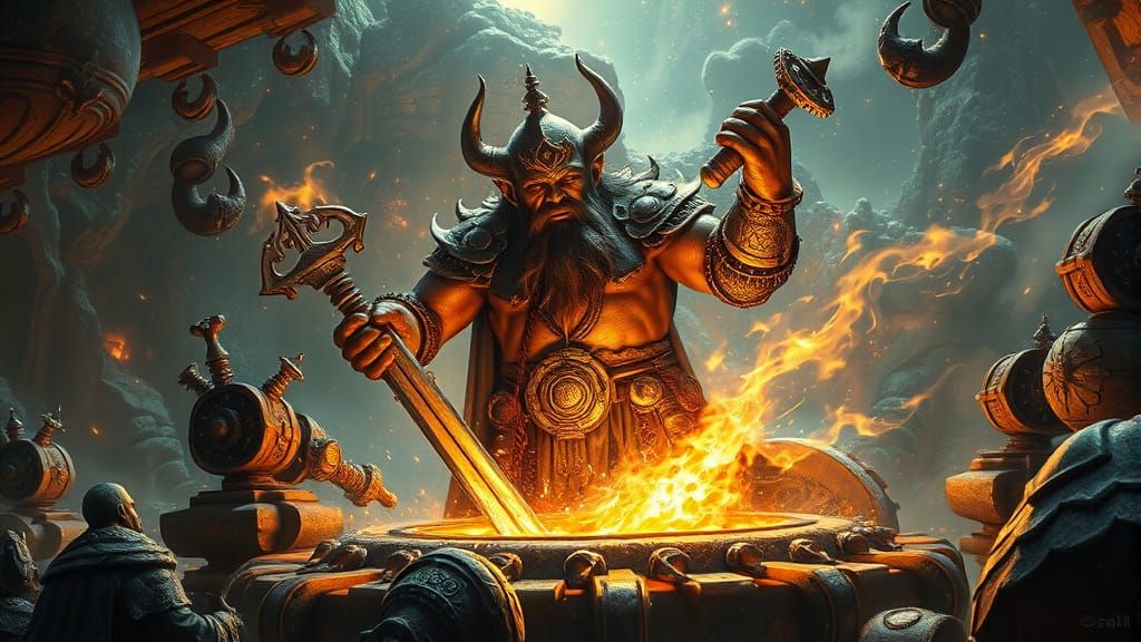 Dwarven Deity Cosmic Forge