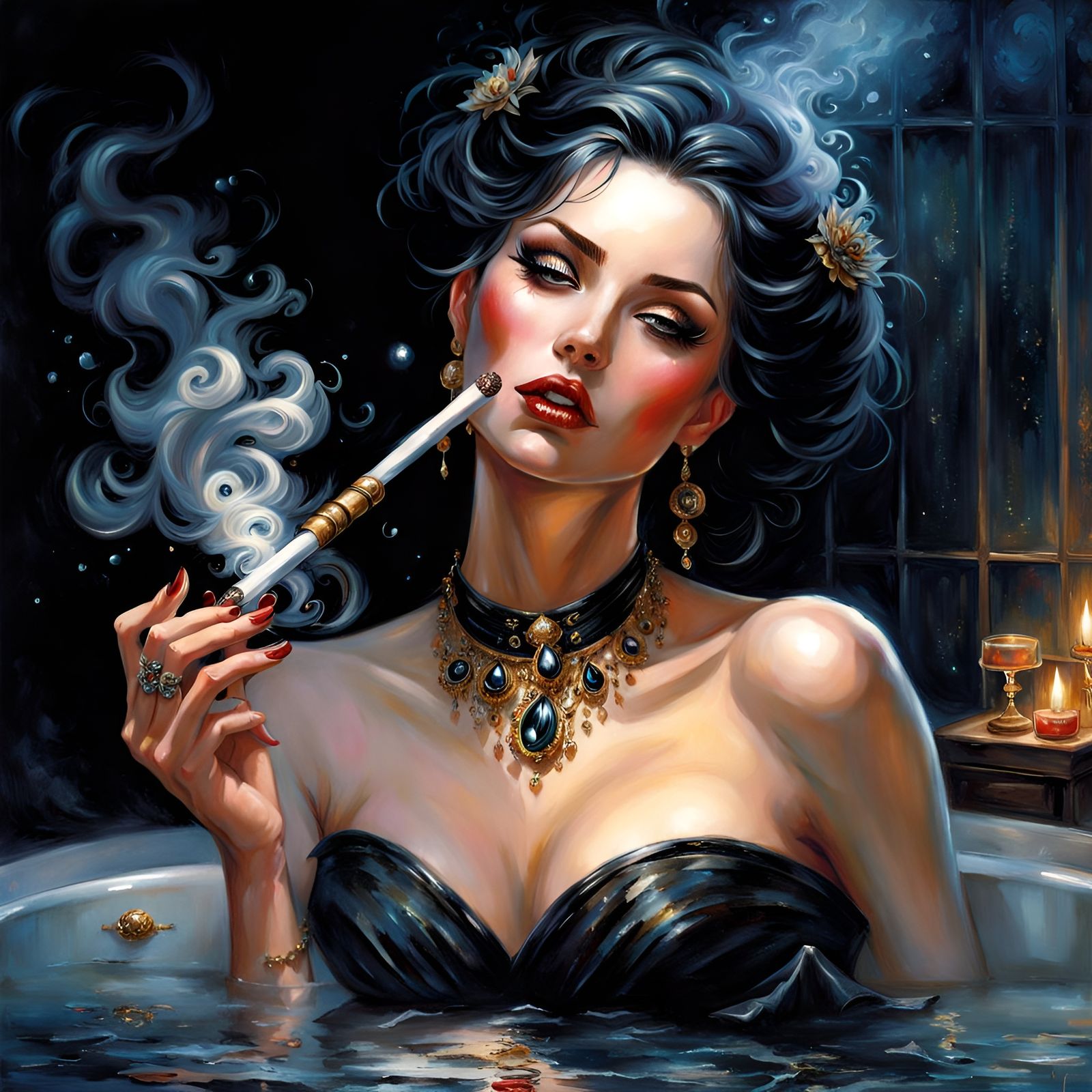 A Cigar In The Tub