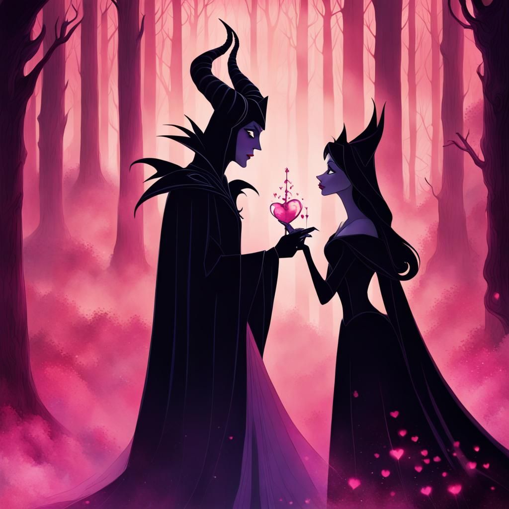Princess Aurora's Birth and Maleficent's Curse