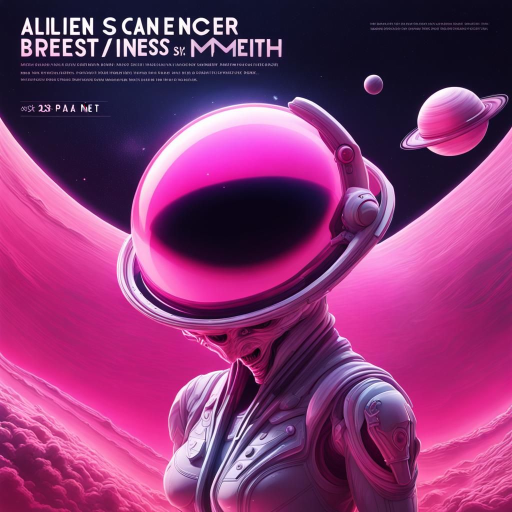 Saturn Alien Breast Cancer Awareness Campaign