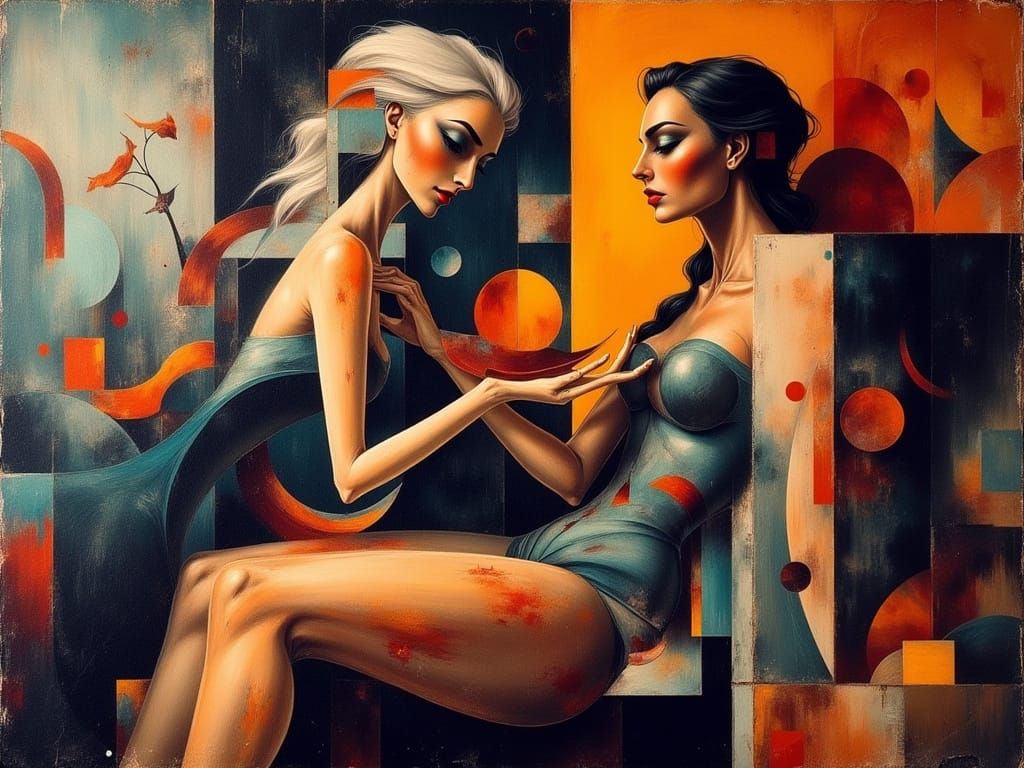 Morbid Abstract Cubism in Euclidean Style