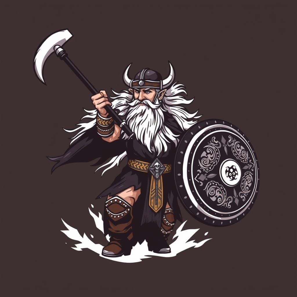 Viking Gods Unite in Battle