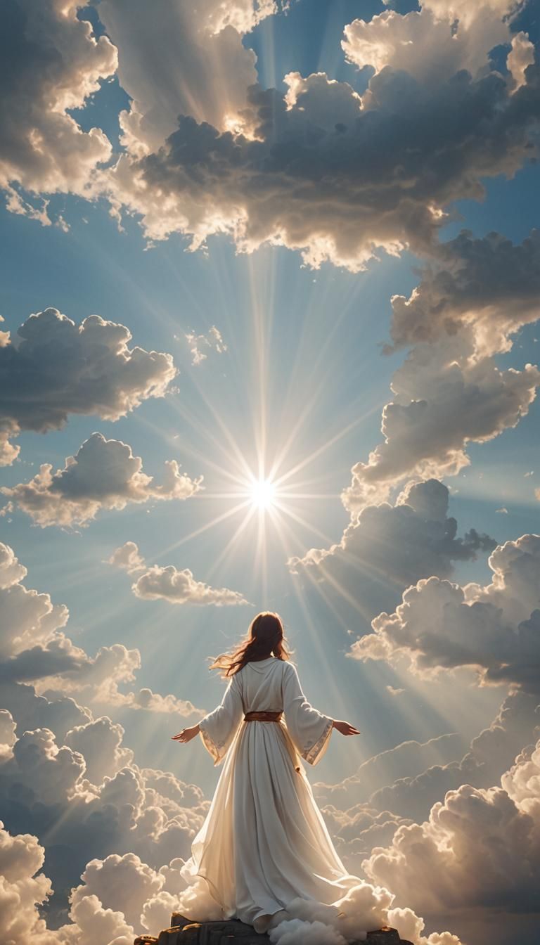 Divine Woman in Heavenly Light