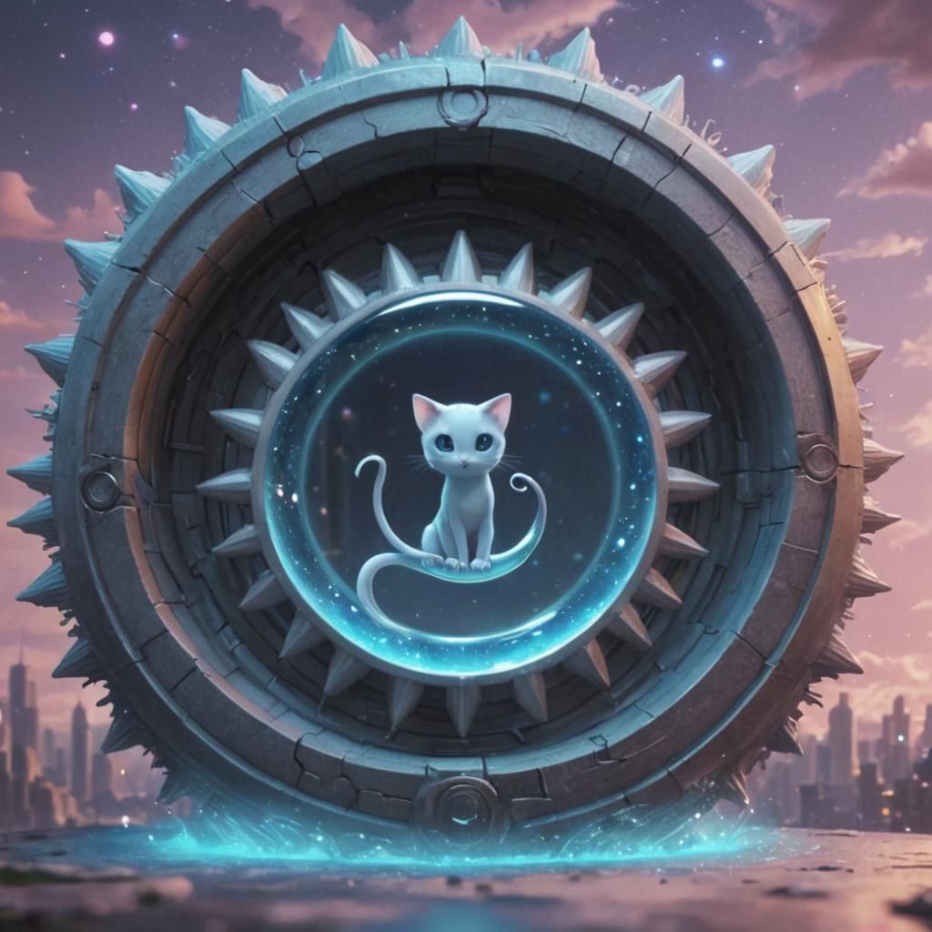 Mew Image Generated by AI