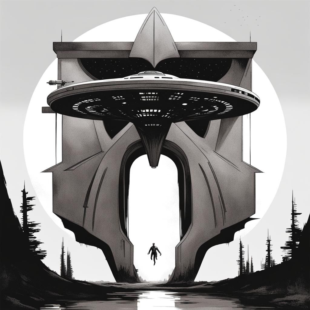 Sinister Star Trek Vision Inspired by Fantasy Art