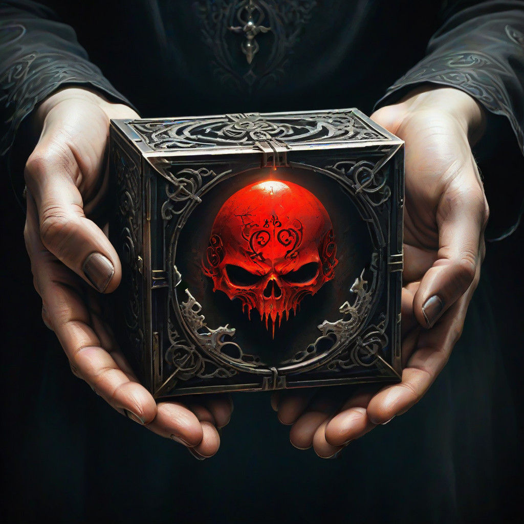 Mysterious Box of Corruption in Dark Fantasy