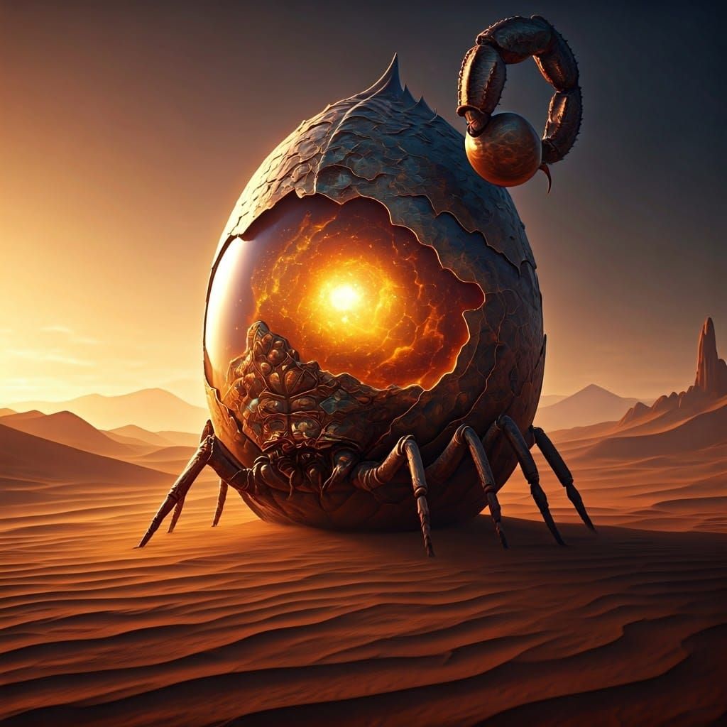 Mystical Desert Hybrid Unveiled in Iridescent Splendor