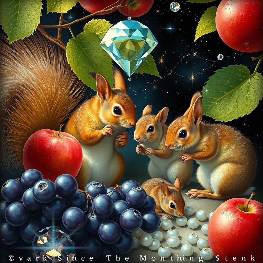 Vibrant Diamonds Constellation Fruit Salad