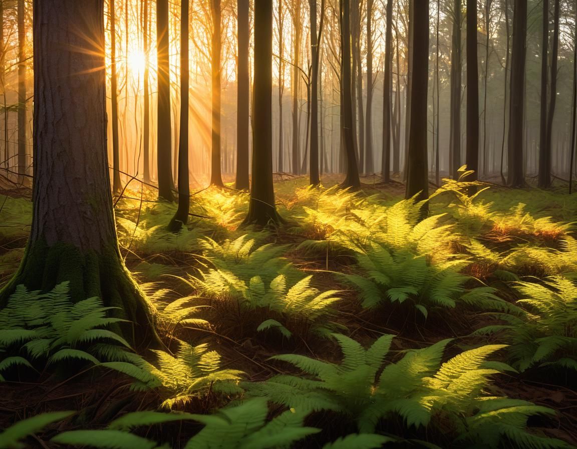 Sunrise on the Forest Floor