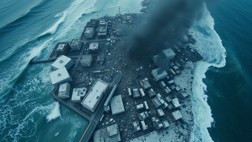 Aerial View: Tsunami Devastation in Banda Aceh