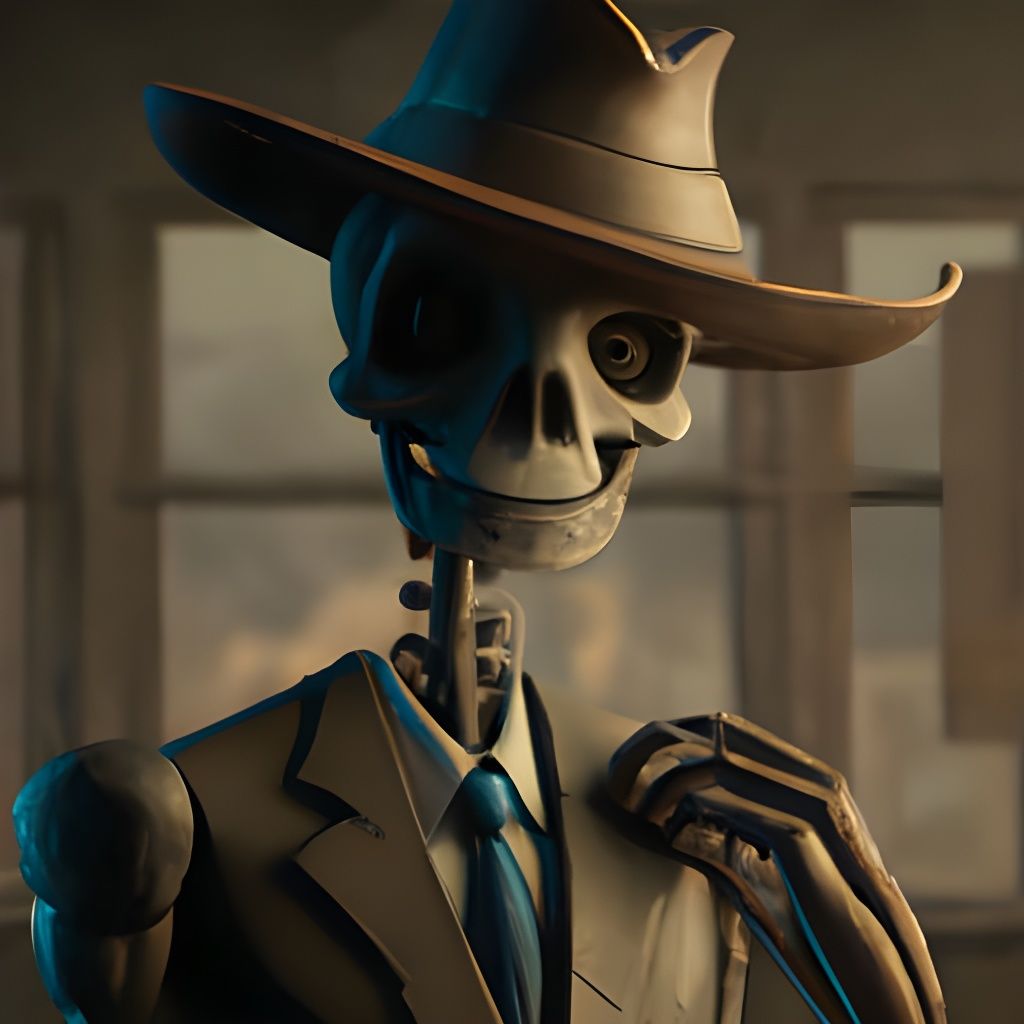 Skeleton Cowboy