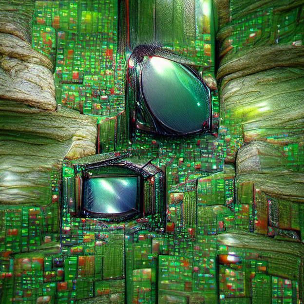 Matrix-Inspired Scene in 8K Resolution