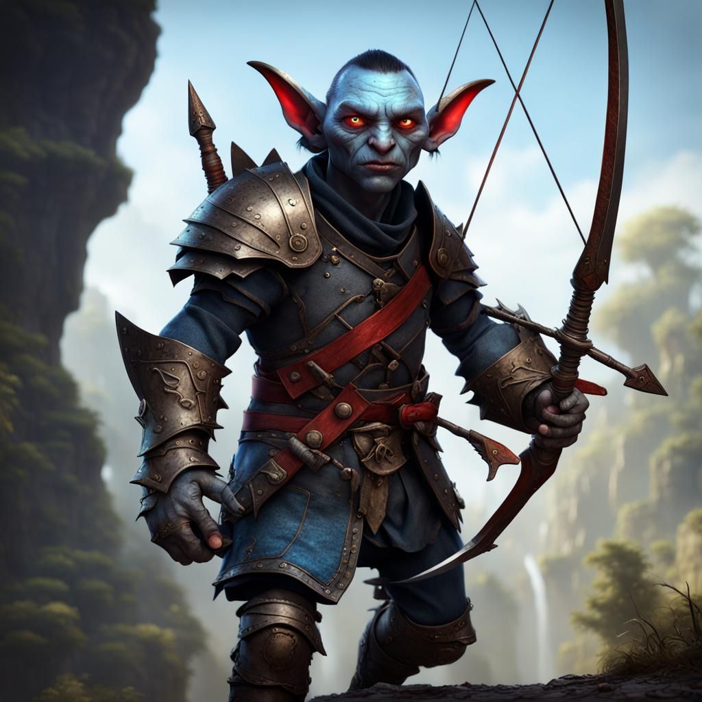 Goblin Ranger Concept Art in 8K Resolution