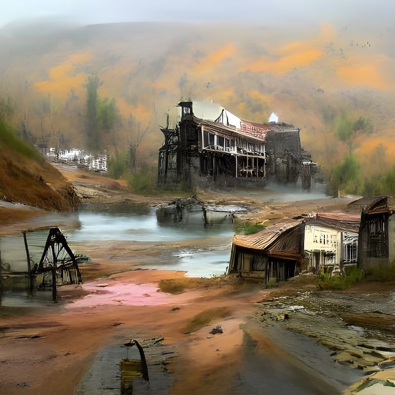 abandoned mining town