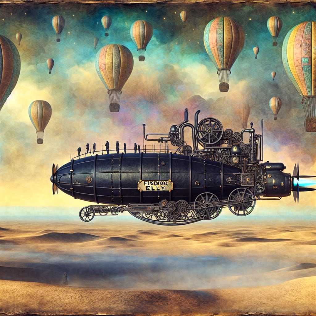 Steampunk Spacecraft 'Finding ELY' Soars Through the Desert ...
