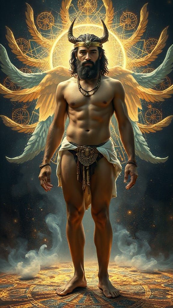 Thoth The Atlantean In Loincloth, Ethereal Style