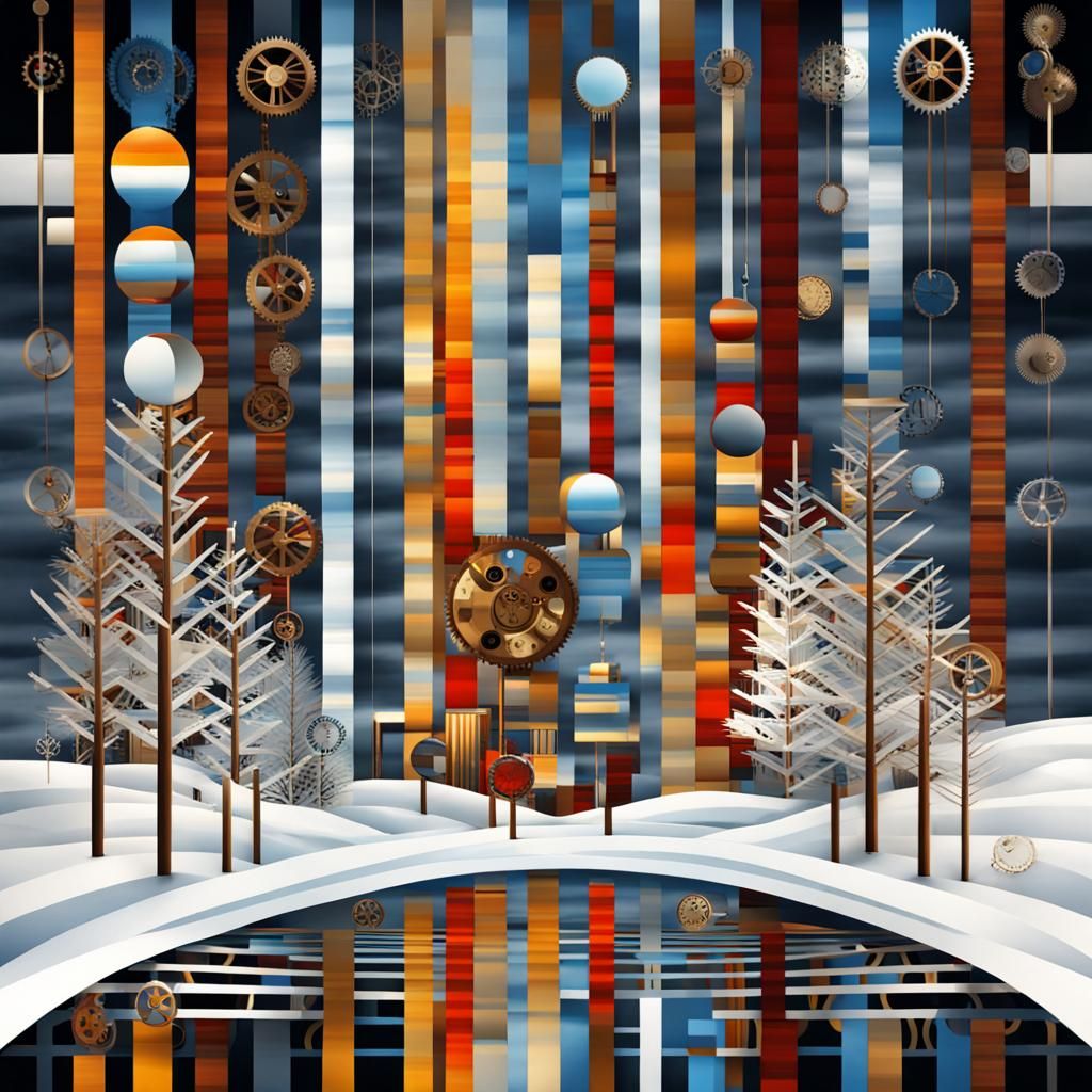 Steampunk Winter Wonderland: Kinetic Art