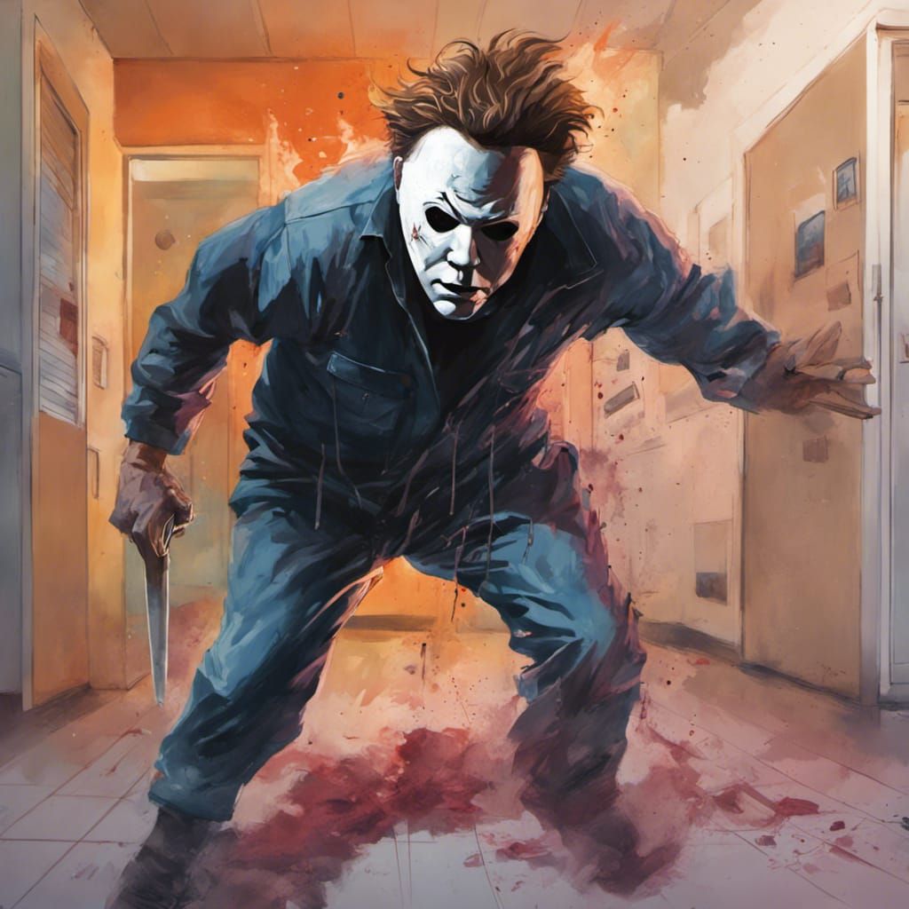 Hyperrealistic Michael Myers Attack in Hospital
