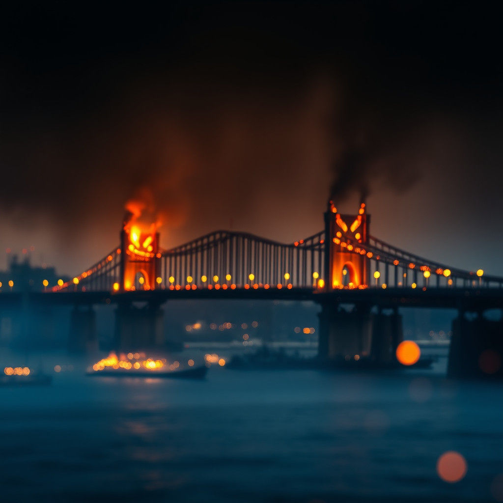 Desolate Landscapes in a Cyberpunk Aesthetic