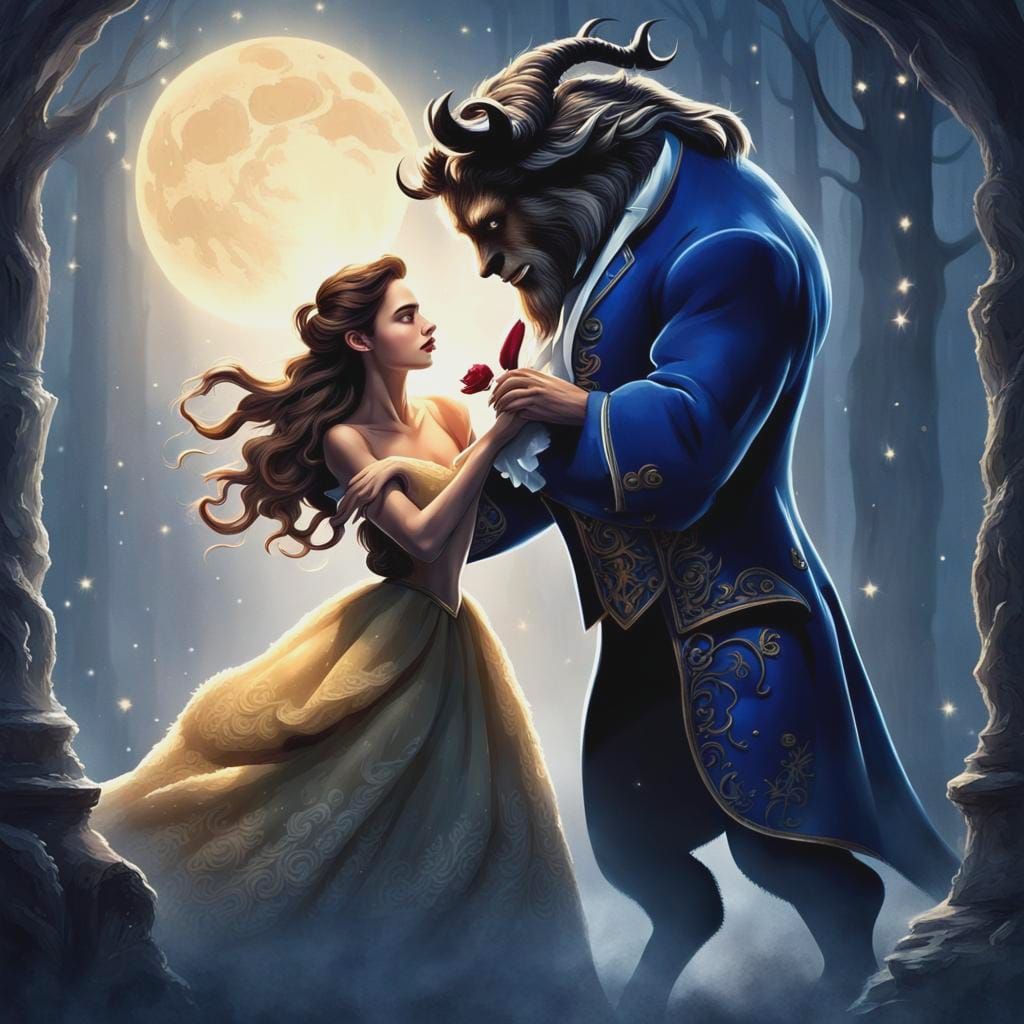 Beauty and the Beast: A Moonlight Dance